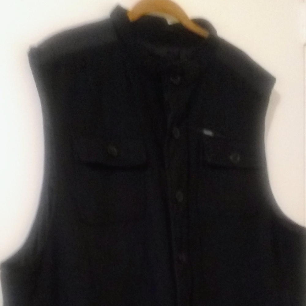 AKOO Men's Peacoat Vest Size:4XL